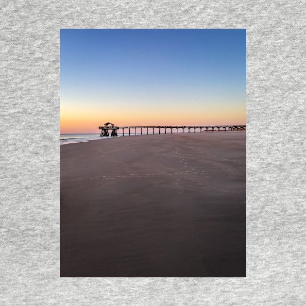 Tybee Island Pier in the Morning by Ckauzmann